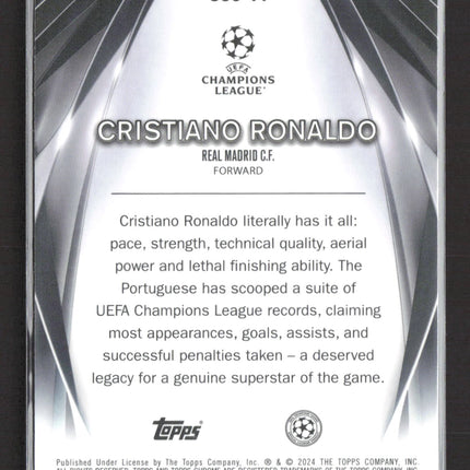 2024 Topps Chrome UEFA Champions League Ultimate Stage Cristiano Ronaldo #USC-44