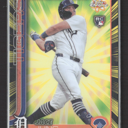 2025 Topps Chrome Jace Jung #RR-3 RC Radiating Rookies