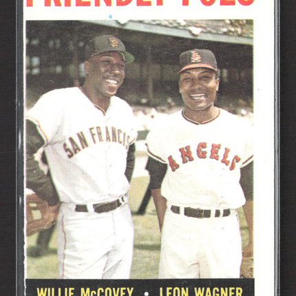 1964 Topps Leon Wagner Willie McCovey #41