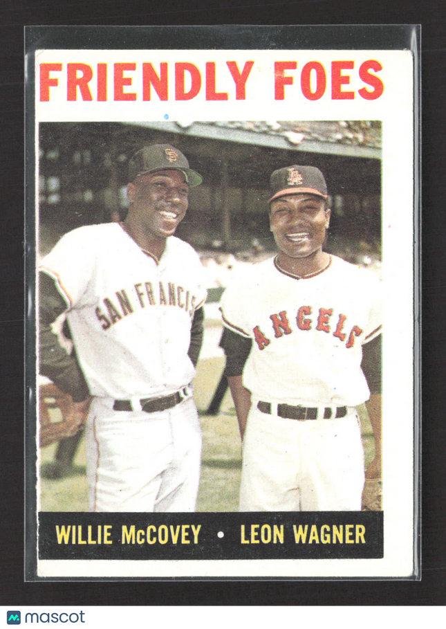 1964 Topps Leon Wagner Willie McCovey #41