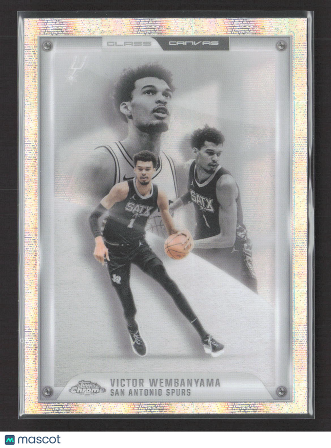 2025 Topps Chrome Glass Canvas Victor Wembanyama #GC-10