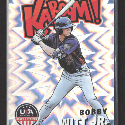 2025 Panini USA Baseball Stars & Stripes Kaboom Bobby Witt Jr. #10