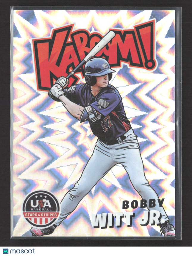 2025 Panini USA Baseball Stars & Stripes Kaboom Bobby Witt Jr. #10