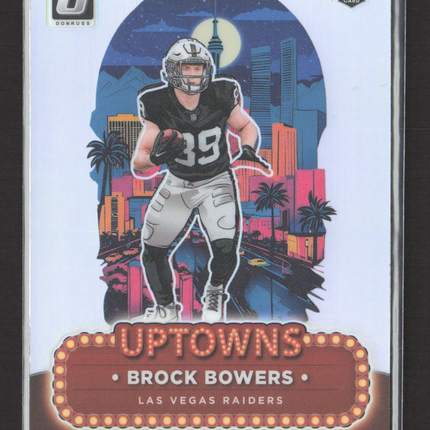 2024 Panini Donruss Optic Prizm Uptown Brock Bowers #8 RC