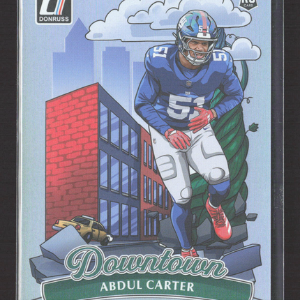 2025 Donruss Downtown Abdul Carter #20 RC