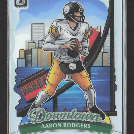 2025 Panini Donruss Optic Downtown Aaron Rodgers #25