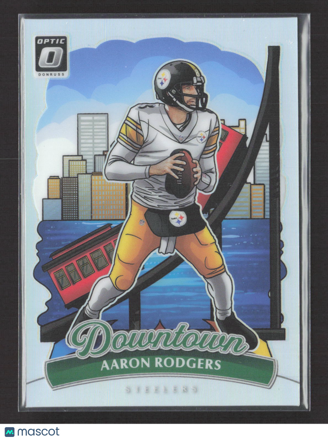 2025 Panini Donruss Optic Downtown Aaron Rodgers #25