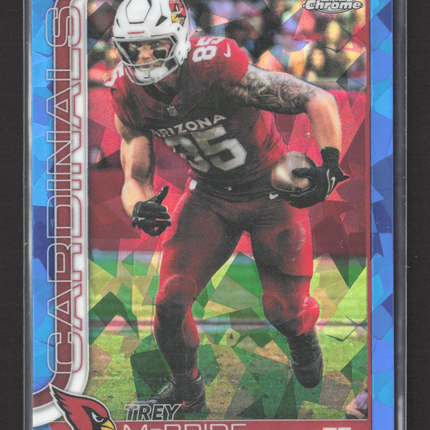 2025 Topps Chrome Trey McBride #4 Blue Sapphire