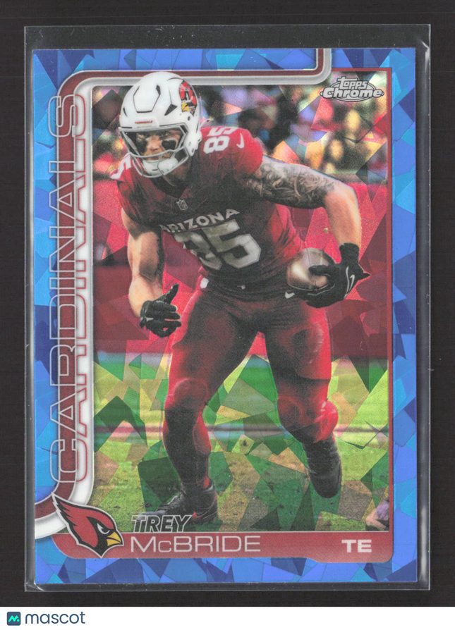 2025 Topps Chrome Trey McBride #4 Blue Sapphire