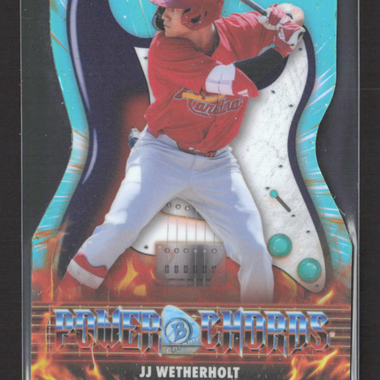 2026 Bowman Power Chords JJ Wetherholt #PC-5 Aqua 054/125