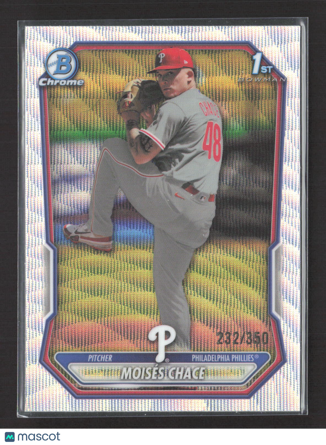 2025 Bowman Chrome Moises Chace #BCP-36 Wave Refractor 232/350