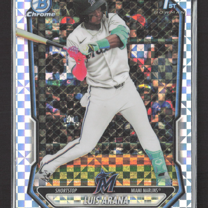 2025 Bowman Chrome Luis Arana #BCP-72 Mega Box Mojo Refractor