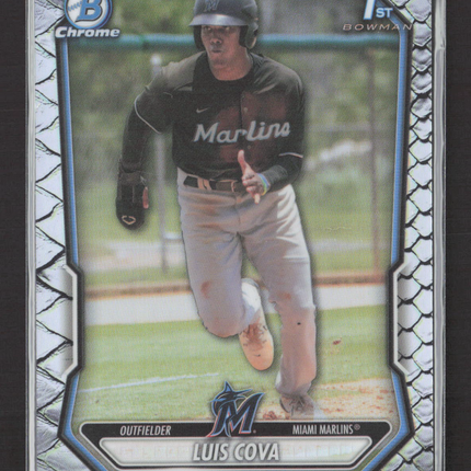 2024 Bowman Chrome Luis Cova #BCP-38 Reptilian Refractor 1st Bowman