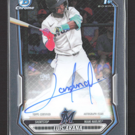 2026 Bowman Chrome Luis Arana #CPA-LA 1st Bowman Auto