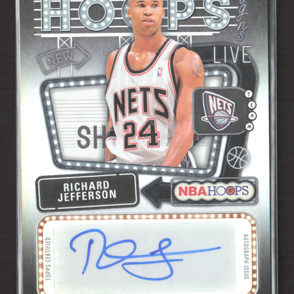 2026 Topps Hoops Basketball Hoops Signs Richard Jefferson #HS-RJ Auto