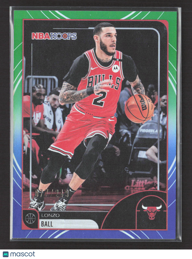 2026 Topps NBA Hoops Lonzo Ball #98 Green and Blue /249