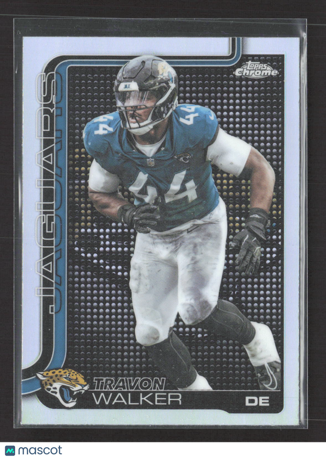 2025 Topps Chrome Travon Walker #141 LightBoard