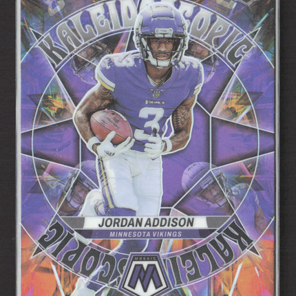 2023 Panini Mosaic Prizm Kaleidoscopic Jordan Addison #KA-1 RC