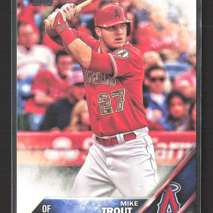 2016 Topps Series 1 Mike Trout #1 Image Variation