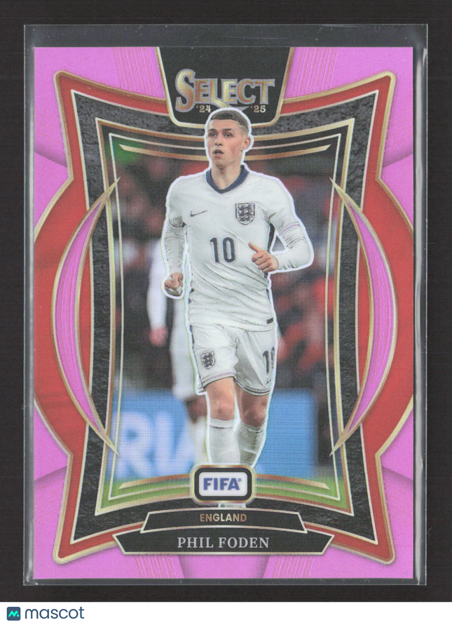2025 Panini Select FIFA Soccer Terrace Prizm Phil Foden #65 Pink 01/59