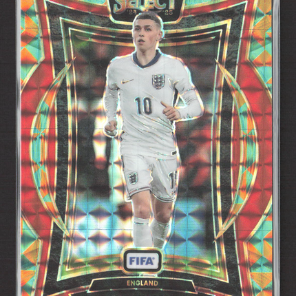 2025 Panini Select FIFA Soccer Prizm Terrace Phil Foden #65 Tessellation 01/15