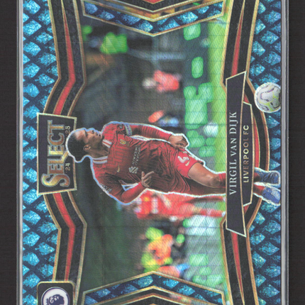 2025 Select Premier Field Level Virgil van Dijk #243 Blue Dragon Scale 17/48