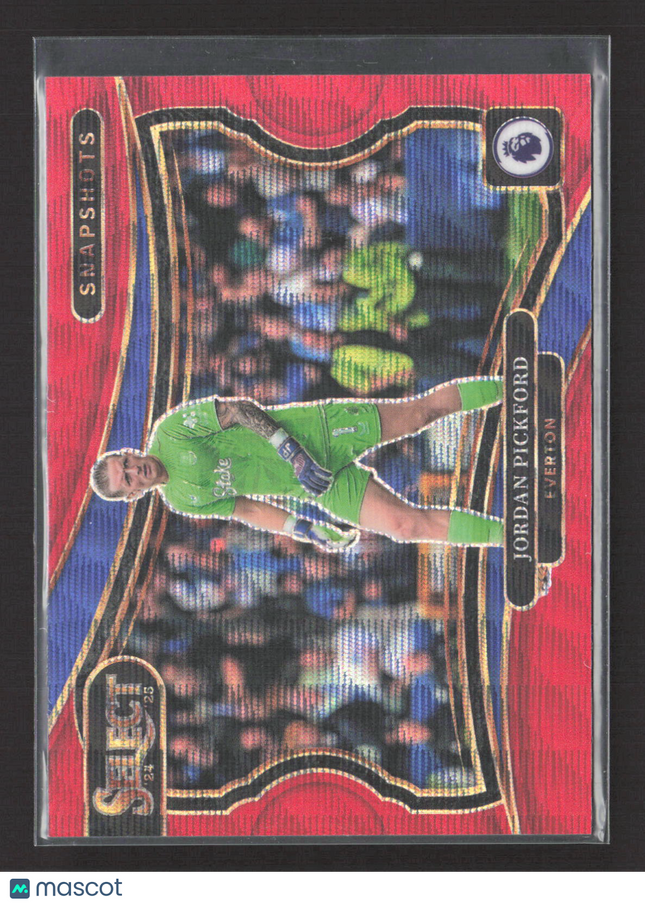 2025 Panini Select Prizm Snapshots Jordan Pickford #12 Red 14/49