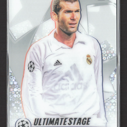 2026 Topps Chrome UEFA Club Competitions Ultimate Stage Zinedine Zidane #US-24