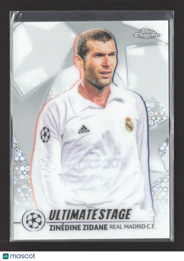 2026 Topps Chrome UEFA Club Competitions Ultimate Stage Zinedine Zidane #US-24