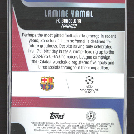 2026 Topps Chrome Lamine Yamal #10