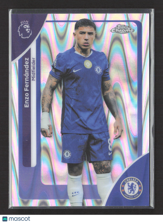 2026 Topps Chrome Enzo Fernandez #66 RayWave