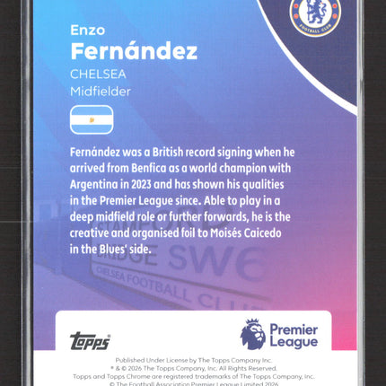 2026 Topps Chrome Enzo Fernandez #66 RayWave