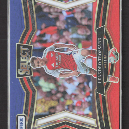 2025 Panini Select FIFA Leandro Trossard #220 Field Level Prizm Red White Blue