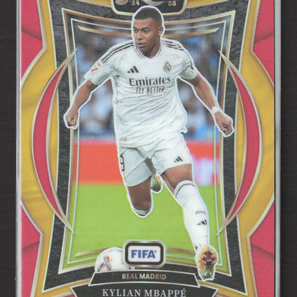2025 Panini Select FIFA Soccer Prizm Terrace Kylian Mbappe #1 Red