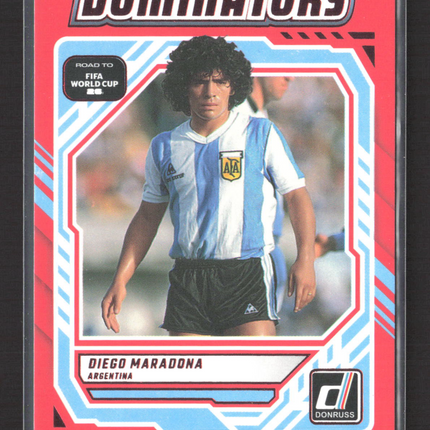 2025 Panini Donruss Road to FIFA World Cup Dominators Diego Maradona #23