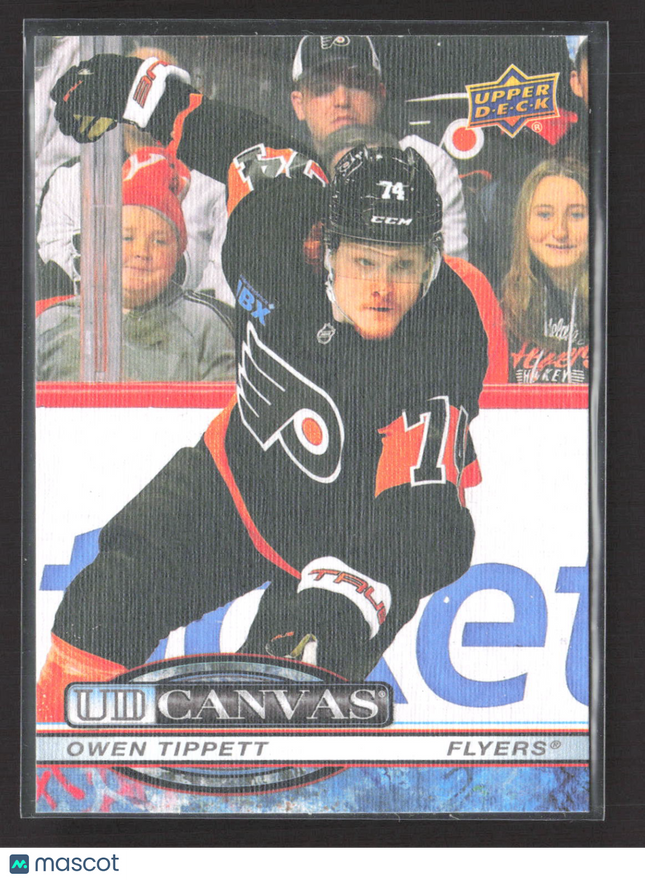 2025 Upper Deck Series 1 UD Canvas Owen Tippett #C-49