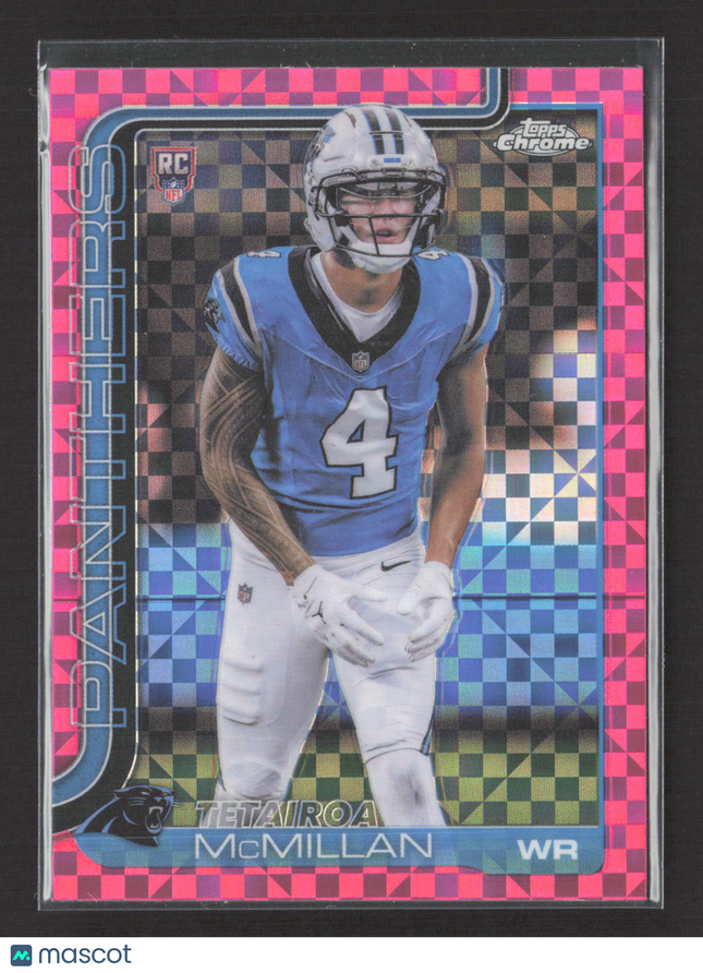 2025 Topps Chrome Tetairoa McMillan #326 Pink X-Fractor