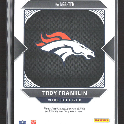 2024 Panini Certified New Generation Troy Franklin #NGS-TFN Blue 51/99 RC Patch