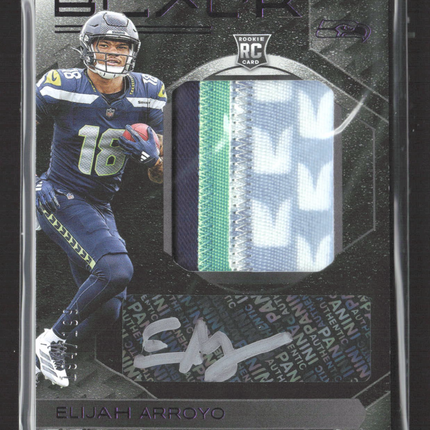 2025 Panini Black Football Elijah Arroyo #RKPA-EAO RC Patch Auto /199