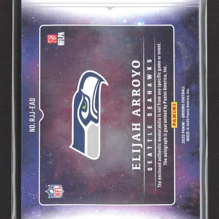 2025 Panini Origins Elijah Arroyo #RJJ-EAO Jersey Patch RC Auto