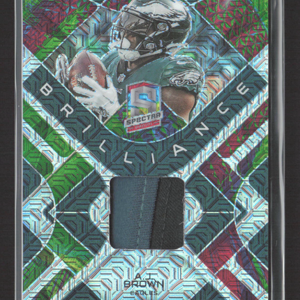 2023 Panini Spectra Brilliance Prizm AJ Brown #BRI-ABR 17/25 Patch