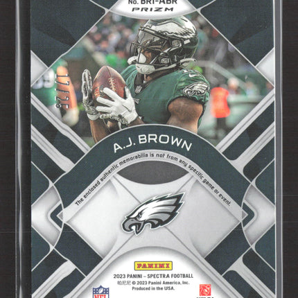 2023 Panini Spectra Brilliance Prizm AJ Brown #BRI-ABR 17/25 Patch