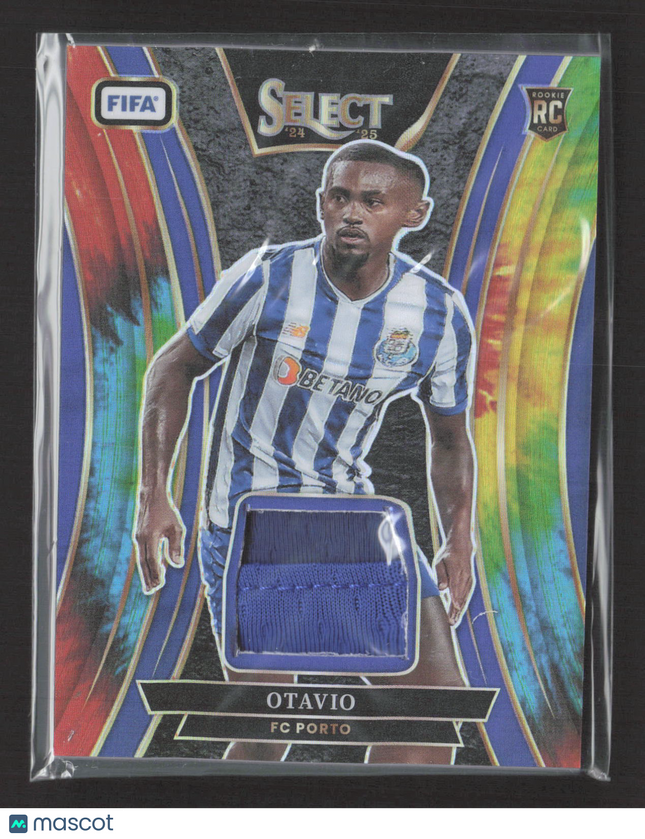2025 Panini Select FIFA Soccer Prizm Otavio #SM-O Tie-Dye RC patch /25
