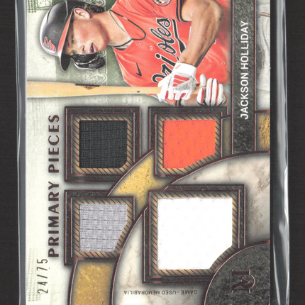 2025 Topps Museum Primary Pieces Jackson Holliday #SPPQ-JHO 24/75 Jersey