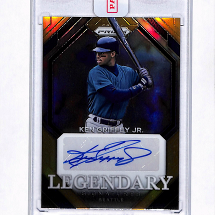 2024 Panini Prizm Baseball Legendary Ken Griffey Jr. #LS-KGJ Gold 09/10 Auto