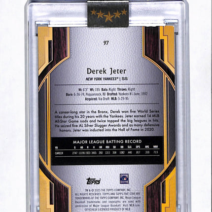 2025 Topps Five Star Derek Jeter #97 Black 03/10