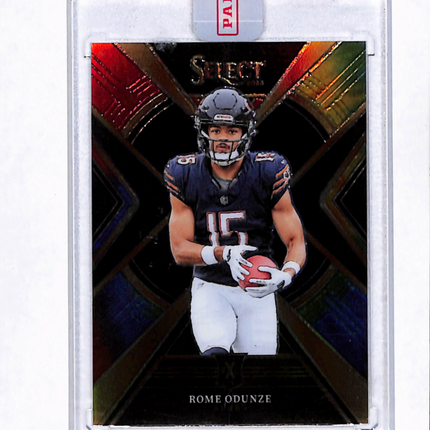 2023 Panini Select Prizm Rome Odunze #512 Tie Dye XRC 11/25