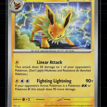 Pokemon 2025 Prismatic Evolutions Jolteon #29/131 Pokeball