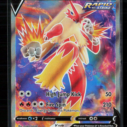 Pokemon 2021 Chilling Reign Blaziken V #161/198