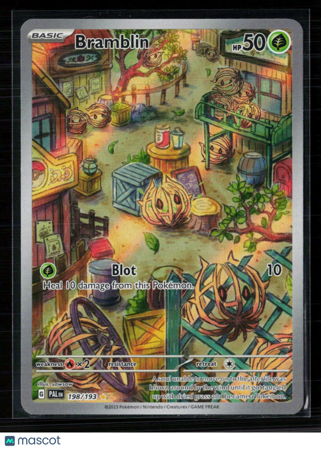 Pokemon 2023 Paldea Evolved Bramblin #198/193